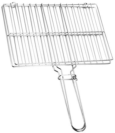 Gatuida Panier à Poisson Rôti Et Panier De Cuisson pour Barbecue Extérieur Filets à Poisson Acier Inoxydable Portable