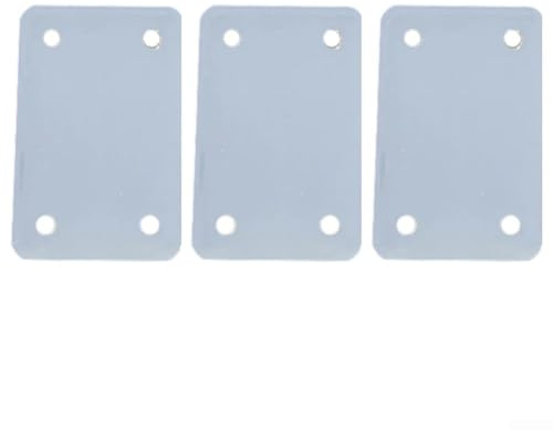 Dubbelsidig akryl magnetiska fotoramar, set med 3 med smidigt och starkt magnetiskt grepp för säker visning av fotografier i alla miljöer (12,8 x 17,8 cm)