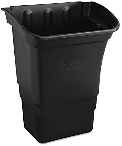 Rubbermaid Commercial Products 30.3L Refuse Bin - Black (Pack of 2)