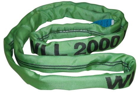 DOLEZYCH Eslinga redonda verde Longitud útil 2,5 m Capacidad de carga simple 2000kg DIN EN 1492-2