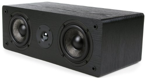 Micca MB42-C Center Channel Speaker for Home Theater, Surround Sound, Passive, 2-Way (Black, Each)