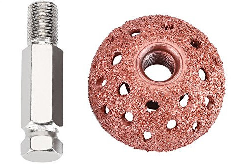 Reifenreparatur, Qiilu 38mm Reifenreparatur Schleifkopf Grobe Körnung Polierrad mit Verbindungsstange