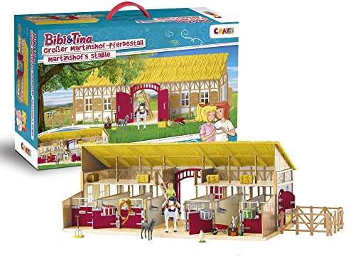 CRAZE Bibi und Tina Bibi & Tina Reiterhof mit Pferden, Spielfiguren und Zubehör