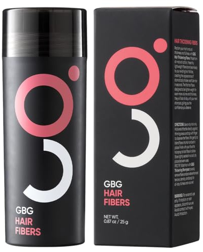 GBG Hair Fibers for Thinning Hair & Bald Spots (Light Blonde) - 25g Bottle - Conceals Hair Loss - Instant Cover Up & Volume in 30 Seconds, Hair Powder for Women & Men - Cruelty Free