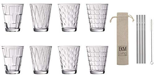 Villeroy & Boch Dressed Up Wassergläser, 8er-Set, 310 ml, Kristallglas, Klar