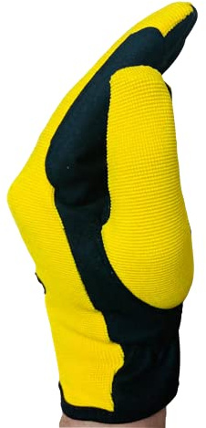 Jugend Reithandschuhe für Mädchen & Jungen Kinder Handschuhe Allwetter Outdoor Sports Handschuhe Reiten (6-8 Jahre, Gelb)