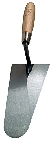 Nespoli N0D1905818 Maurerkelle leicht, runde Spitze, schmal, Holzgriff, Fsc 18 cm