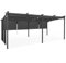IDMarket - Pergola édition spéciale Toit rétractable 3x6 M et 6 Stores Gris Anthracite