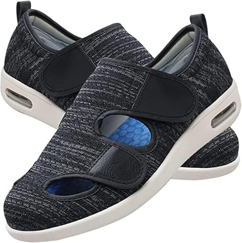 EIASER Zapatillas Ortopédica para ensanchar Ajustable, Hombres Mujer Zapatos Ajustables, Zapato De Salud Cómodo, Zapatillas Cerradas De Los,Beige,40EU