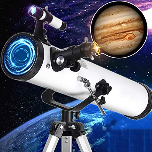 114 mm astronomisches Teleskop, Refraktor-Teleskop für Kinder, Teleskop geeignet für Kinder, Teleskope für Erwachsene, Astronomie, Studenten und Anfänger, um den Himmel zu sehen (Farbe: Paket 6)