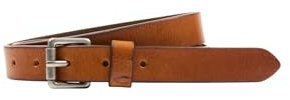 camel active Damen Ledergürtel mit glatter Oberfläche Mandel, womenswear-100