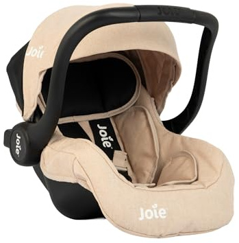 Joie Junior I-Gemm Dolls Car Seat In Stone | Comfort Carry Along Chair | Baby Doll Travel Car Seat With Storage | Integrated Strap Fits Dolls up to 45cm | Prams, Pushchairs and Dolls Accessories | 3+