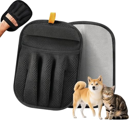 2 Pièces Gant Poil Chat,Gant Épilation Animaux Réutilisable pour Chats et Chiens,Ramasse Poils Animaux Lavable,Gant Brosse Chat pour Canapé Meubles Tapis Siège Auto,Idéal pour Chiens & Chats