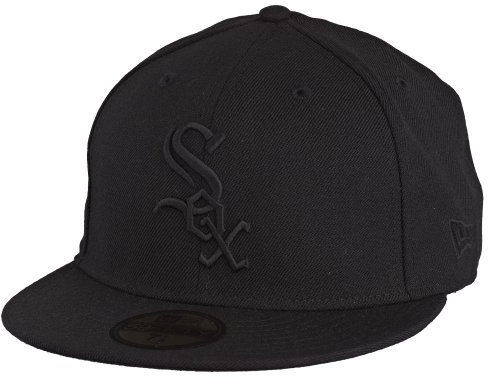 New Era Chicago White Sox MLB Black On Black 59fifty Cap 7 3/4-62cm (XXL)