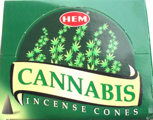 HEM CANNABIS - Coni di incenso, 12 x 10 pezzi