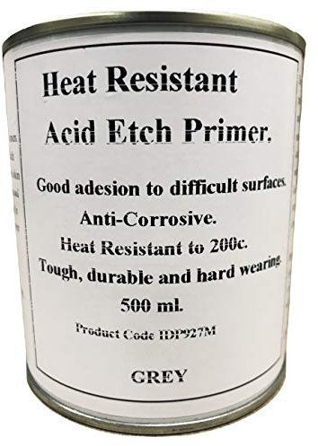 1 x 500ml Grey Etch Primer Galvanised Steel Aluminium Metal Anti-Rust