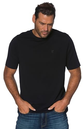 JP 1880 T-shirts - Magliette Girocollo, Confezione Doppia, T-shirt Uomo, Nero (Nero, Nero 70263710), 5XL