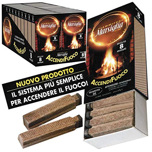 Accendifuoco Marsiglia - 1 Box da 20 scatoline (400 pezzi)