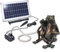 Esotec Solar Wasserspeier Set Frösche Paar, Solarpumpe, Teichfigur Gartenfigur Gartenstatue, Tauchpumpe, Gartenbrunnen Solar, Springbrunnen außen Outdoor, Vogeltränke H=22cm 101657