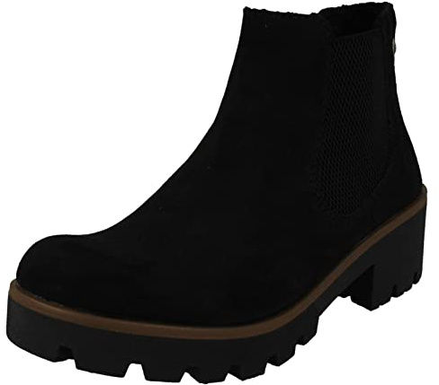 Rieker Acorn II Womens Chelsea Boots 6 UK Black