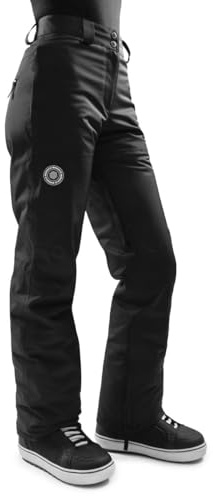 SIROKO - Pantalons de Snowboard pour Femme P1-W Vader - S - Noir