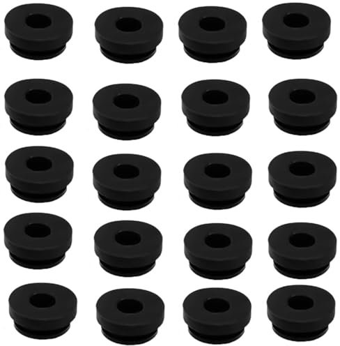 accessori per utensili da cucina, anelli in filo di silicone, coperture in gomma nera, tappi per fornelli a gas, supporto per pentole parti(5 mm) 40 Pezzi Loopunk