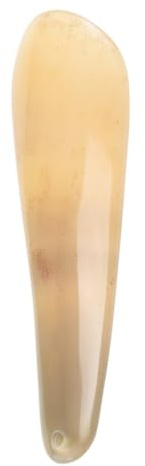 Holibanna 1pièce Shoehorn Corne Naturelle Avec Trou De Suspension Outil Pratique Pour Enfiler Vos Chaussures Pour Intérieur Et Extérieur