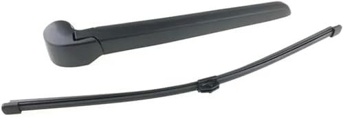 EPFLKZ Juego de Brazo y escobilla limpiaparabrisas Traseros - Apto para Audi A1 2011 2012 2013 2014 2015 2016 2017 Cepillo para Parabrisas, portón Trasero y Ventana