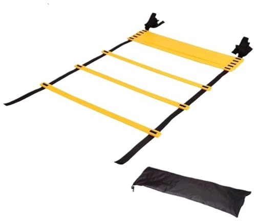Scala di agilità Scala for esercizi agile Velocità Fitness Coordinazione del corpo Cintura in nylon regolabile for allenamento di riscaldamento Strumento for saltare(6m 12 sections)