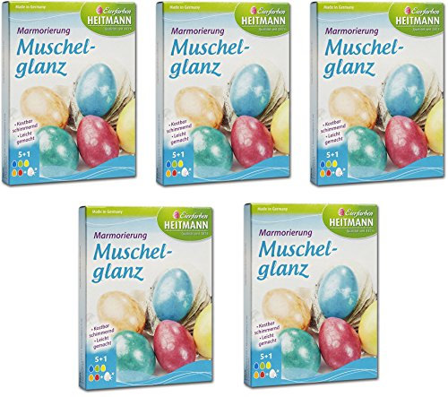 HEITMANN Eierfarben (5, Muschelglanz)