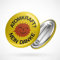 Hellweg Druckerei Button Anstecker Atomkraft Nein Danke Atomstrom Strahlung Badge Geschenk Idee Abzeichen Pin