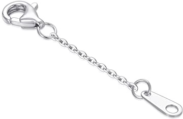 10k Solid Gold Necklace Extender Chain 1/1.5/2/2.5/3/4, Durable Strong Gold Necklace Extender, Adjustable Extension Chain, Gold Chain Extender for Necklace Bracelet Anklet, Gold, No Gemstone,