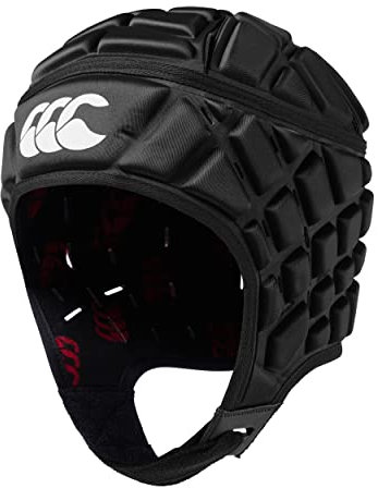 Canterbury Unisex-Erwachsene Raze Headguard Helm, Schwarz/True Red, S