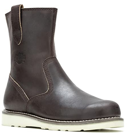 HARLEY-DAVIDSON FOTWEAR Herr Aldredge 20 cm motorcykelstövel, Brun, 39.5 EU