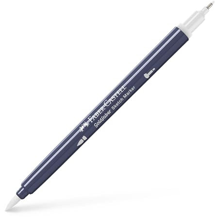 Faber-Castell Creative Studio Goldfaber Sketch Marker, Colourless Blender, Single Marker, For Art, Craft, Drawing, Sketching, Home, School, University, Colouring