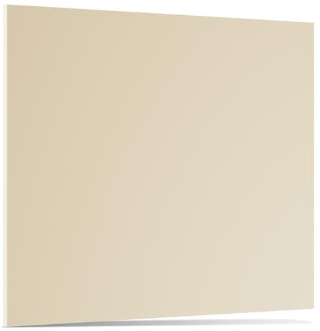 Prima Renovierungs-Systeme Panneau frontal de lave-vaisselle [60cm et 45cm] en 10 couleurs - Pour lave-vaisselle entièrement intégrés et partiellement intégrés (Beige, 715 x 594 mm)