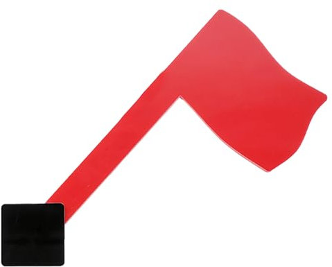 Kit De Drapeau Rouge Pour Boîte Aux Lettres - Accessoire Robuste Avec Autocollant Adhésif Pour Installation Rapide Sans Outils | Drapeau De Signalisation De Courrier, Remplacement Efficace Pour Boîte