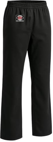 Baumwollhose Kick Pant Traditional Basic Karate Hose 8 UZ schwarz 100% Baumwolle Kampfsporthose Kickboxen Taekwondo Kung Fu Herren Damen Kinder (140)