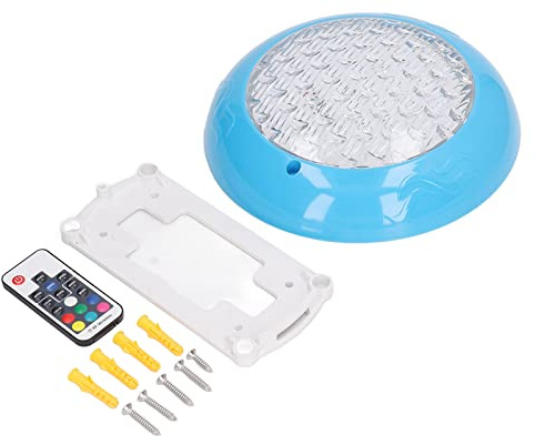 Zerodis Iluminación Subacuática RGB Impermeable 35W Luz Subacuática para Piscinas y Estanques Clasificación IP68 con Control Remoto Lámpara de Piscina Led
