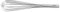 FMprofessional Schneebesen, Edelstahl, Silber, 45 x 7.6 x 7.6 cm