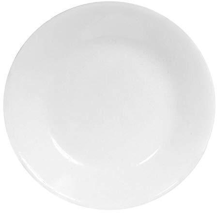 Corelle 6003893 Set of 6 Round Flat Plates 26 cm Winter Frost Design, Glass, White