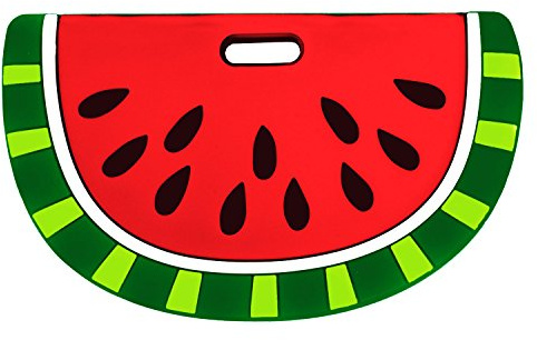 Silli Chews Watermelon Fruit Teethers for Babies BPA Free Freezer Happy Baby Food Teether Infant Toddler Silicone Teething Toy | Fruit Silly Chew Toy