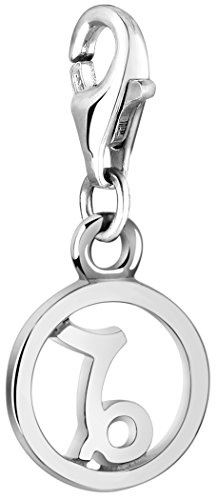 Nenalina plata charm colgante signo zodiacal capricornio para collares y pulseras para mujer 713290-000