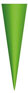 ROTH Schultüten-Rohling klein zum Basteln grün - 35 cm rund - ohne Verschluss