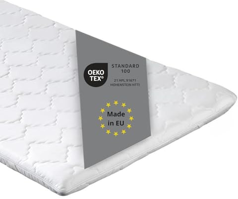 liebling Visco Topper 140x200cm, viscoelastischer Matratzentopper mit Memory Foam Effekt, Viscoschaum, Matratzenauflage 140x200, Made in EU, Oekotex 100