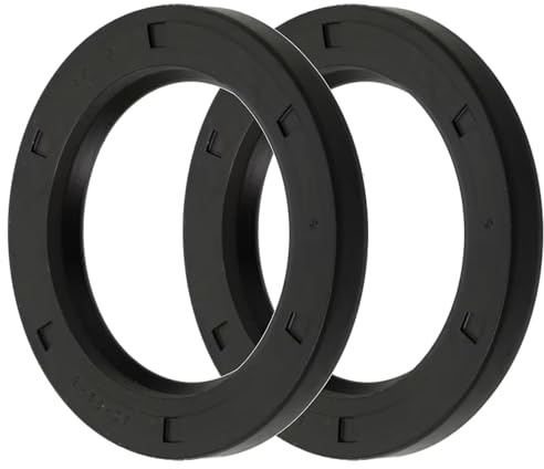 cyclingcolors 2x Retén aceite juntas tóricas métrica caucho goma de nitrilo NBR componente mecánico giratorio eje con resorte, 17x25x4mm CB