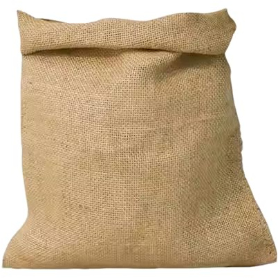 PLUSHCEWT 1 sacco grande in iuta per patate, verdure, cereali, riutilizzabile, per cucina e giardino (40 x 60 cm)