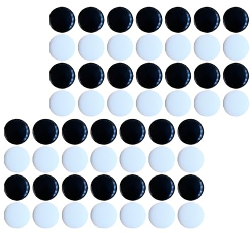 Gatuida Set 360 Pezzi Gioco di Go in Pietra Effetto Marmo Pezzi Resistenti e Neri per Partita a Scacchi da Tavolo Accessorio Compatto per Famiglia Viaggi e Feste