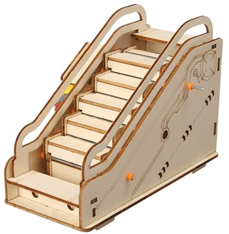 Wooden Escalator Model STEM Scientific Experimentation Device