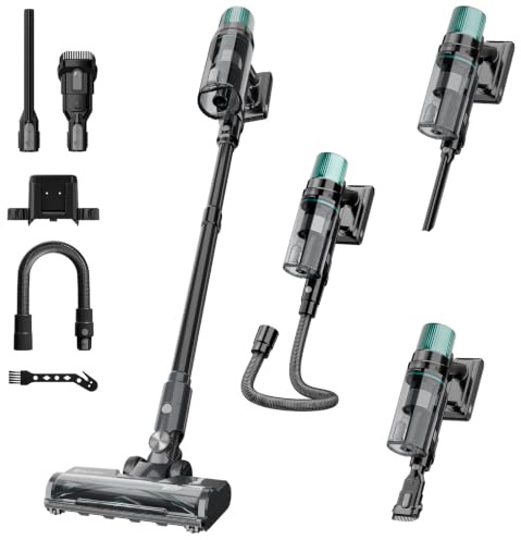Hearten Aspirapolvere Senza Fili con Tubo Flessibile, 70KPa/600W/ 70Min